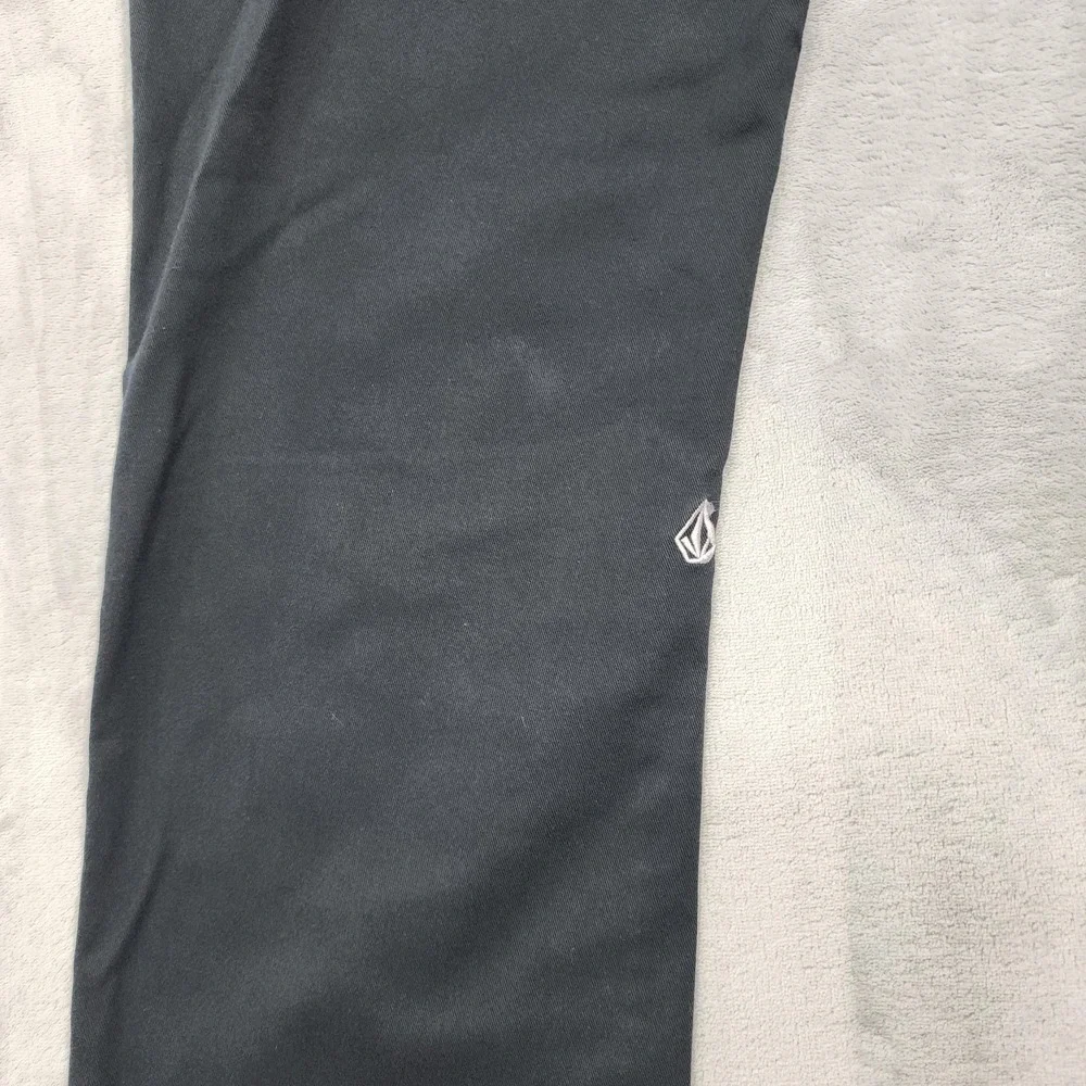 Volcom Pants Mens 34 Black Frickin Modern Stretch Chino Casual Skate Preppy